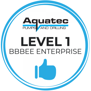 Aquatec Pumps is a Level 1 BBBEE Enterprise